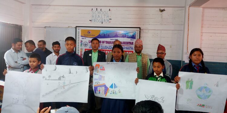 लायन्सकाे चित्रकला प्रतियोगितामा श्रेष्ठ प्रथम