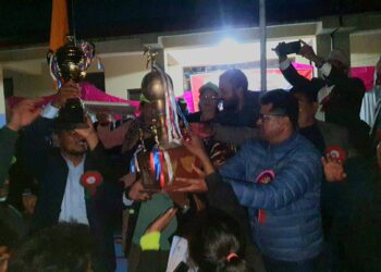 रनिङ शिल्डकाे उपाधि तालबेसीलाई