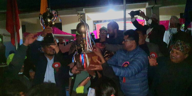 रनिङ शिल्डकाे उपाधि तालबेसीलाई