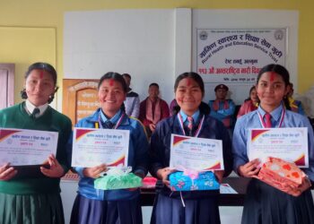 वक्तृत्वकला प्रतियोगितामा समिक्षा प्रथम