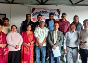 माेबाइल एण्ड इलेक्ट्रोनिक संघकाे अध्यक्ष पुनः हरिबहादुर