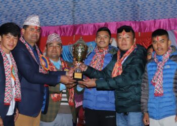 ल्हाेसार कपको उपाधि भिमादलाइ