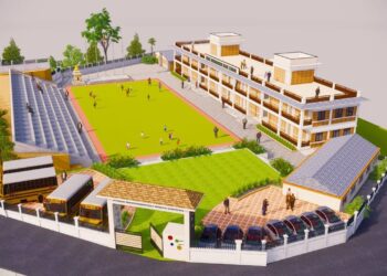कुश्वामती विद्यालय नव निमार्ण हुने भवनको शिलन्यास