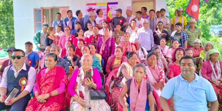 शुक्लागण्डकी–१० मा राप्रपाको पार्टी प्रवेश कार्यक्रम