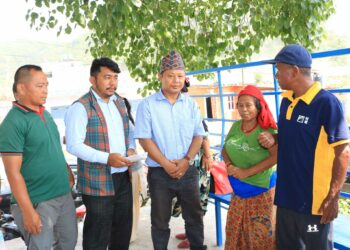 मगर संघ शुक्लागण्डकीद्धारा विरामीलाई आर्थिक सहयोग