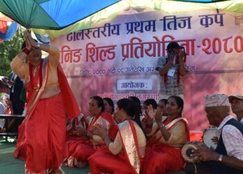 दोस्रो तीज कप रनिङ शिल्ड प्रतियोगिता हुदै
