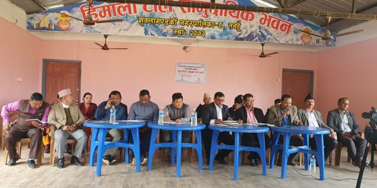 शुक्लागण्डकी नगरपालिकाको सार्वजनिक सुनुवाई सम्पन्न