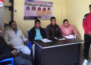 भिमादमा राष्ट्रिय युवा संघ भलिबल कप हुदै