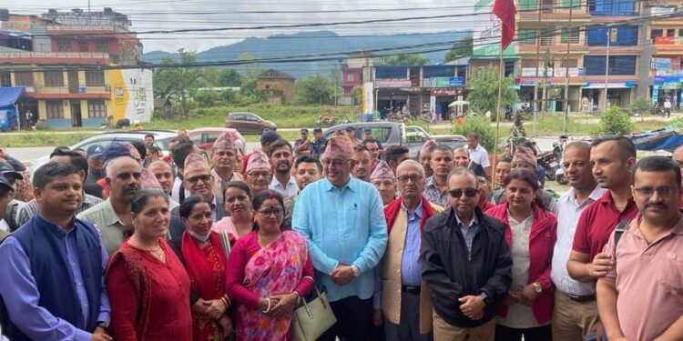 खैरेनिटारमा कांग्रेसको सम्पर्क कार्यालय स्थापना
