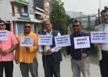 नागरिक समाजद्धारा भ्रष्टचार विरुद्ध प्रदर्शनी