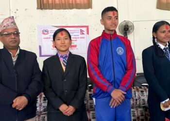 वक्तृत्वकला प्रतियोगितामा अलि प्रथम