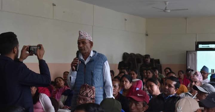 शुक्लागण्डकीमा सार्वजनिक सुनुवाई