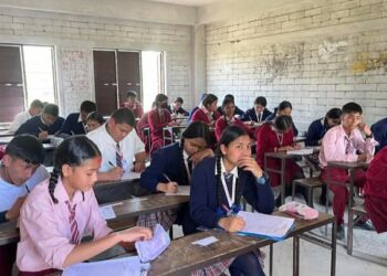 पहिलो पटक कक्षा ८ को परीक्षा एसइइ माेडेलमा