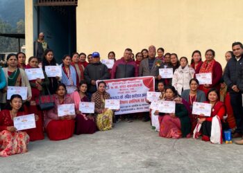 जस्ले तालिम लिए उनैले कार्यक्रम सञ्चालन गरे