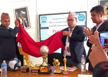बेलचौतारामा प्रदेश स्तरीय फुटबल हुँदै