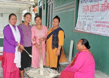 साबुन बनाउने तालिम सम्पन्न