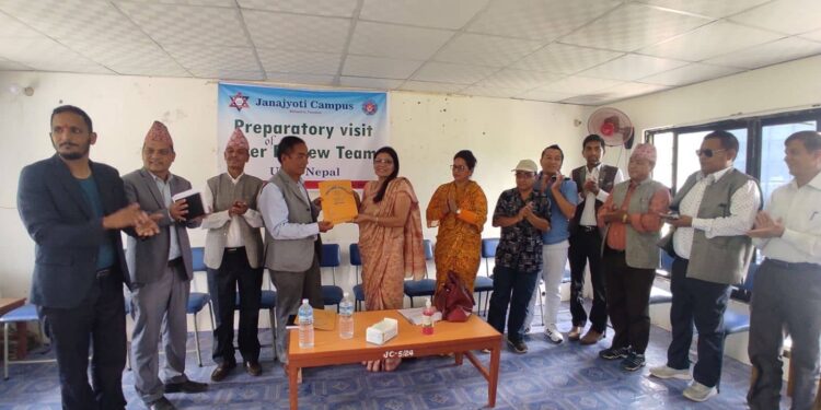 जनज्योती क्याम्पसमा पी.आर.टी भिजिट