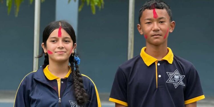 निर्वाचनद्वारा विद्यालय नायक र सह नायक निर्वाचित