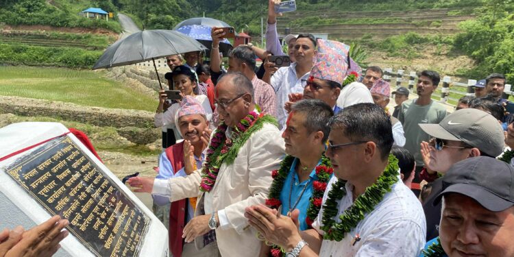 कुम्ले खाेलामाथि पुल निर्माण, स्थानीय खुसी