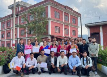 प्राध्यापकलाई प्रतिवेदन लेखन सम्बन्धि कार्यशाला