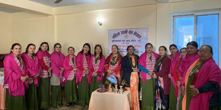 महिला उद्यमी संघकाे अध्यक्षमा सपना