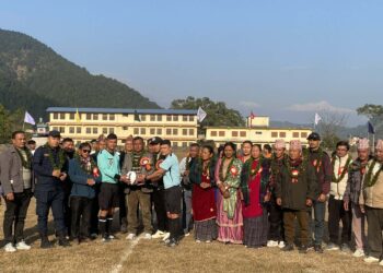 स्याउलीबजारमा फुटबल प्रतियोगिता सुरू