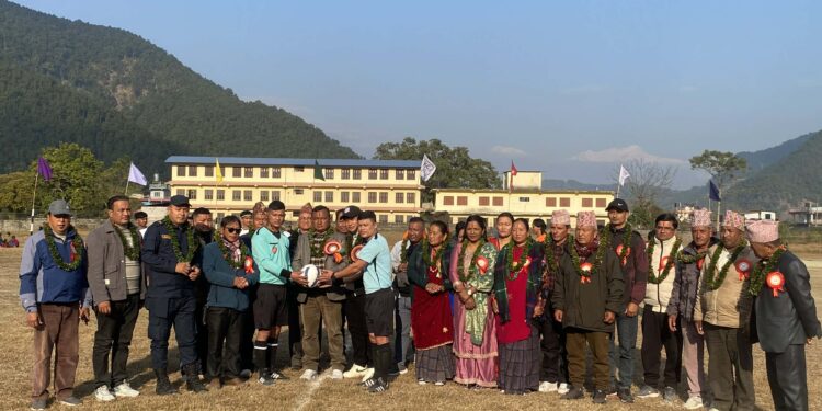 स्याउलीबजारमा फुटबल प्रतियोगिता सुरू