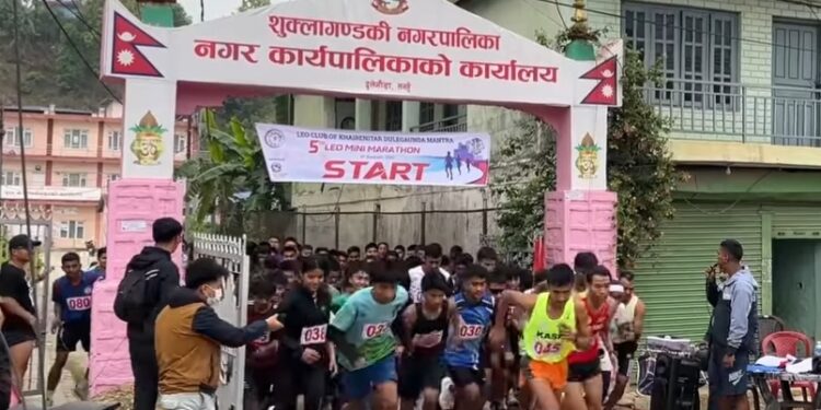 लियाे मिनि म्याराथनमा सनम र मनकुमारी प्रथम