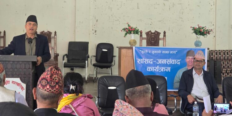 जनताको कुरा सुन्न शुक्लागण्डकीमा जनसंवाद