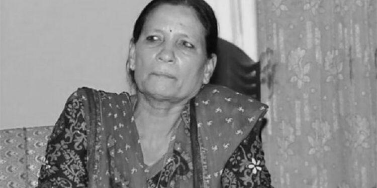 प्रधानमन्त्री प्रचण्डकी पत्नीकाे निधन