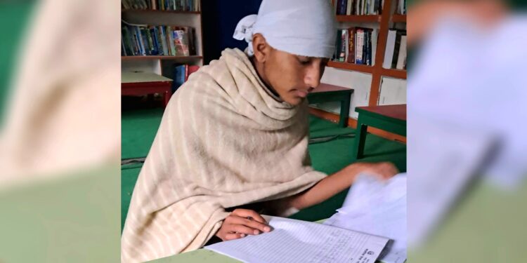 किरिया पुत्रीले दिए एसइइ परीक्षा