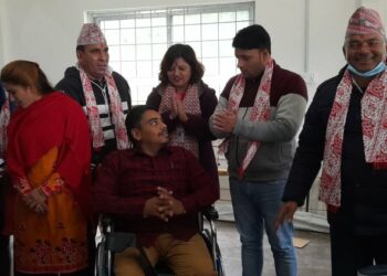 अपाङ्गता भएका नागरीकलाई सहयोग सामाग्री