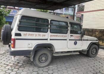 एम्बुलेन्स सेवाबाट बर्षभरिमा नगरलाई १३१८ फाइदा
