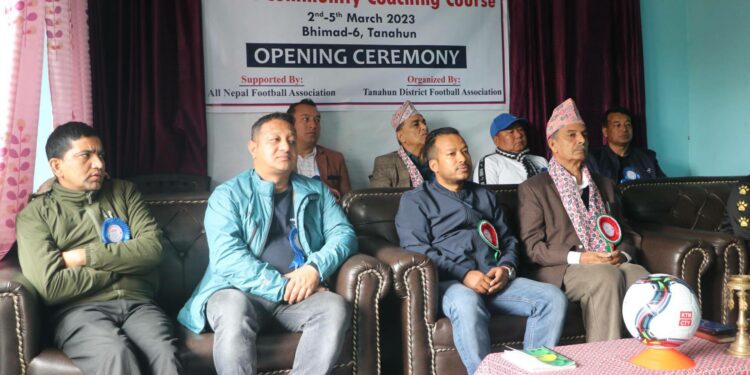 भिमादमा एन्फा कम्युनिटी कोचिङ्ग कोर्ष शुरु