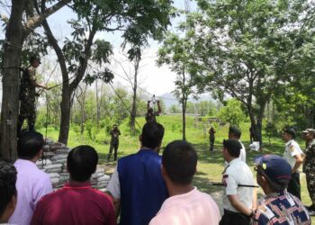 विपद प्रतिकार्य अभ्यास प्रदर्शन