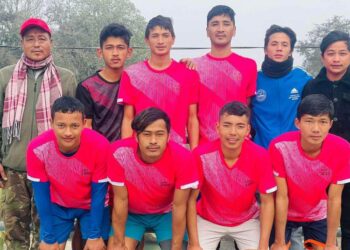 एकता क्लबद्धारा आयोजित भलिबल प्रतियोगिताको उपाधि बाबियोडाँडालाई