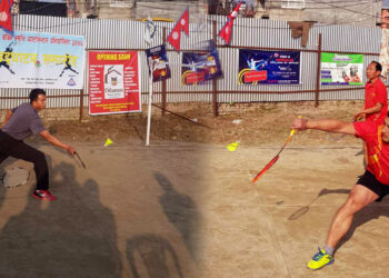 खुल्ला व्याटमिन्टनमा थापा र श्रेष्ठको जोडी प्रथम