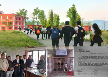 विद्यार्थीले लगाए क्याम्पसमा ताला