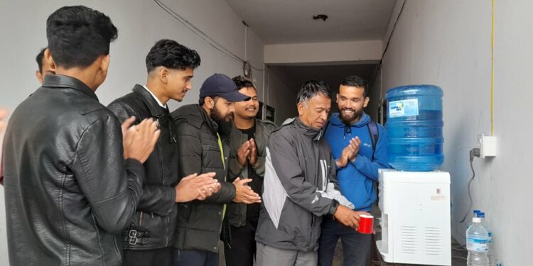 अनेरास्ववियूले भानुभक्तमा तातोपानीका लागि गिजर जडान