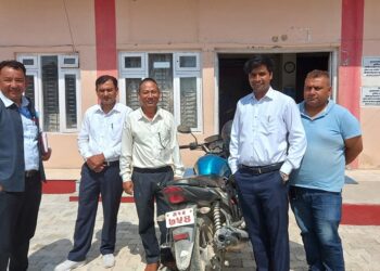 वडाध्यक्ष श्रेष्ठले गरे मोटरसाईका फिर्ता