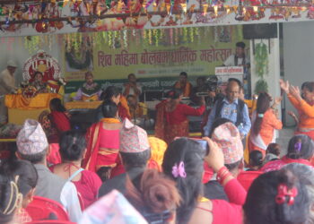 च्यवन धामको धार्मिक महोत्सवमा भक्तजनको भिड