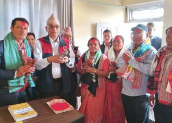 शुक्लागण्डकी–६ का निर्वाचित जनप्रतिनिधिले सम्हाले कार्यभार