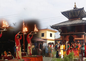 च्यवन धाममा महाआरती हुने