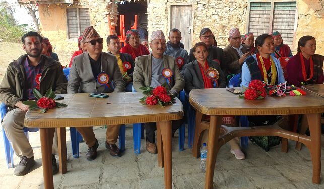 दगाम होमस्टेमा सामुदायिक भवन उद्घाटन