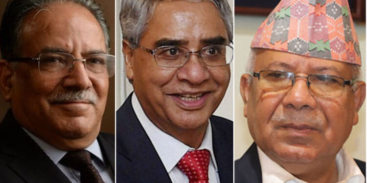 प्रचण्ड, देउवा र नेपाल तनहुँ आउदैं