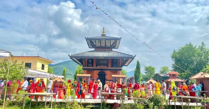 च्यवन धाममा ८ लाख ८२ हजारभन्दा बढी दान संकलन