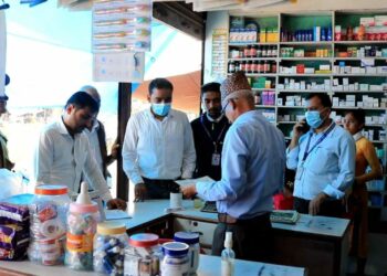 नगरपालिकाद्धारा स्वास्थ्य क्षेत्रमा छड्के जाँच