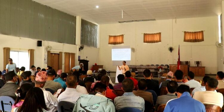 दुलेगौंडामा प्रकृतिमा आधारित विकास कार्याशाला सम्पनन