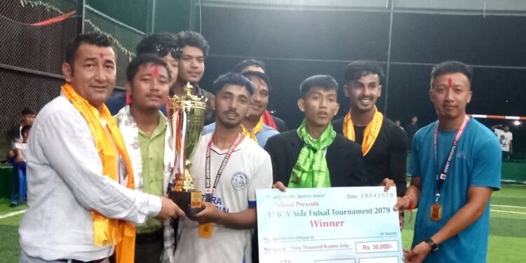 फुटसल प्रतियोगितामा तारा एण्ड दिपक मेमोरीयल विजेता