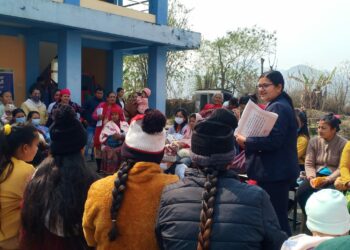 स्याउली बजारमा नि:शुल्क स्वास्थ्य शिविर हुदै
